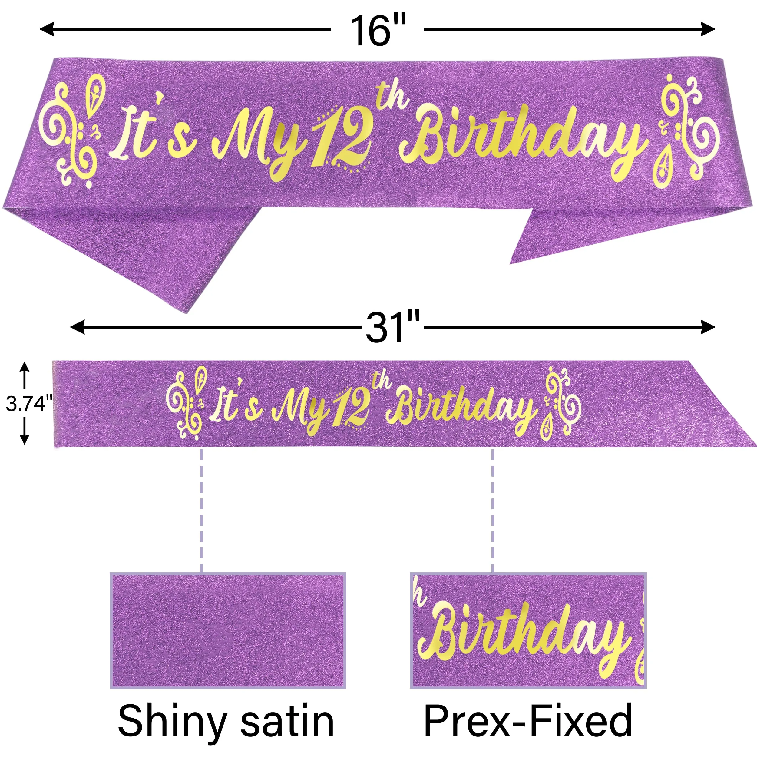 12th Birthday, 12th Birthday Gifts for Girls, 12th Birthday Tiara, 12th Birthday Tiara