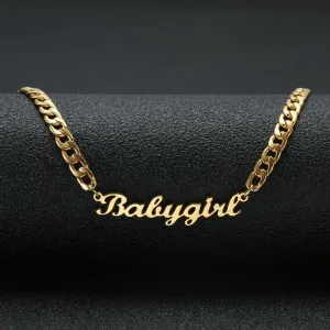 18K Gold Plated Personalized Name Necklace-Christmas Gifts