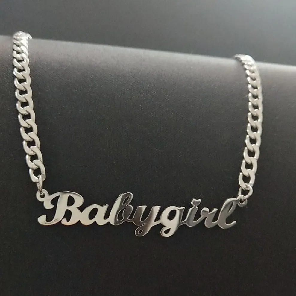 18K Gold Plated Personalized Name Necklace-Christmas Gifts