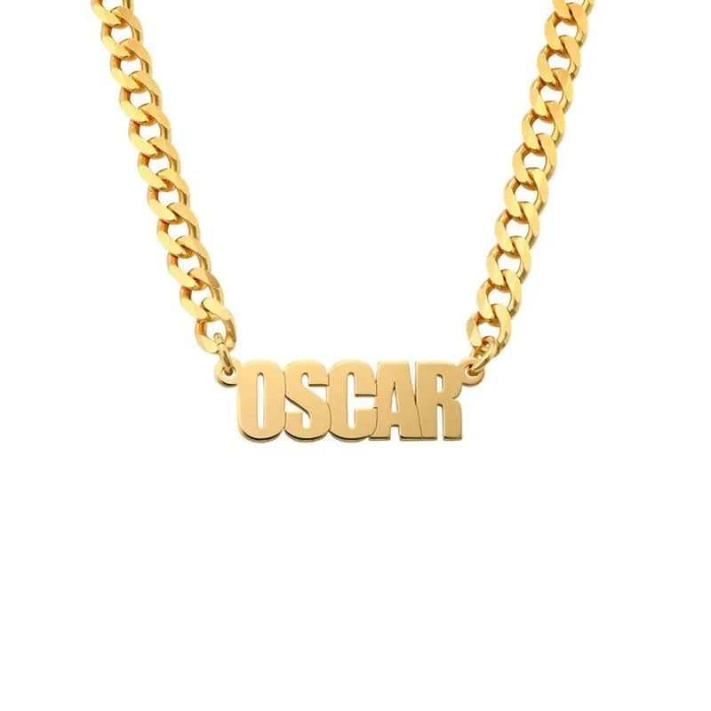 18K Gold Plated Personalized Name Necklace-Christmas Gifts