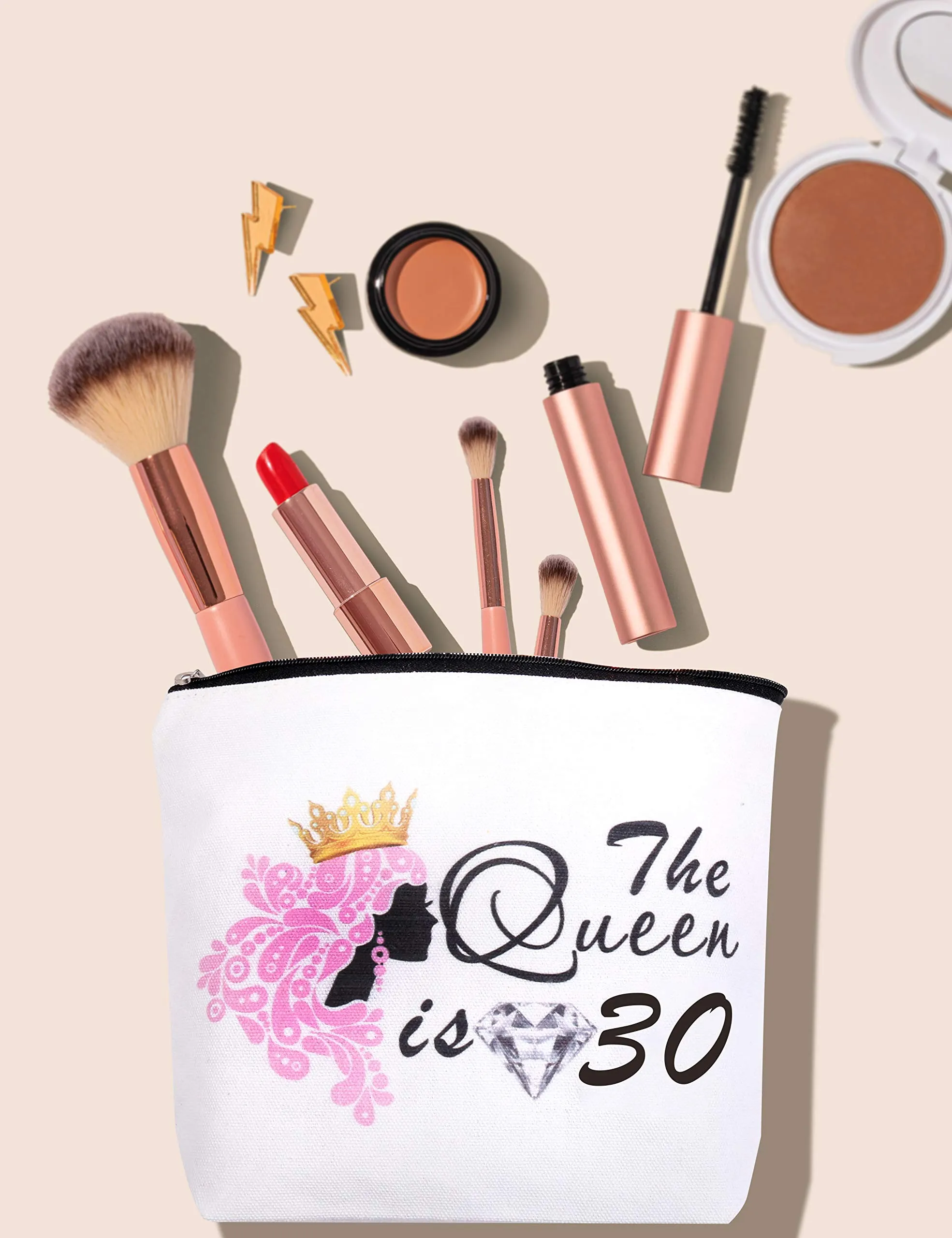 30th Birthday Mirror, 30th Birthday Makeup Bag, 30th Birthday Gifts for Women, Dirty 30