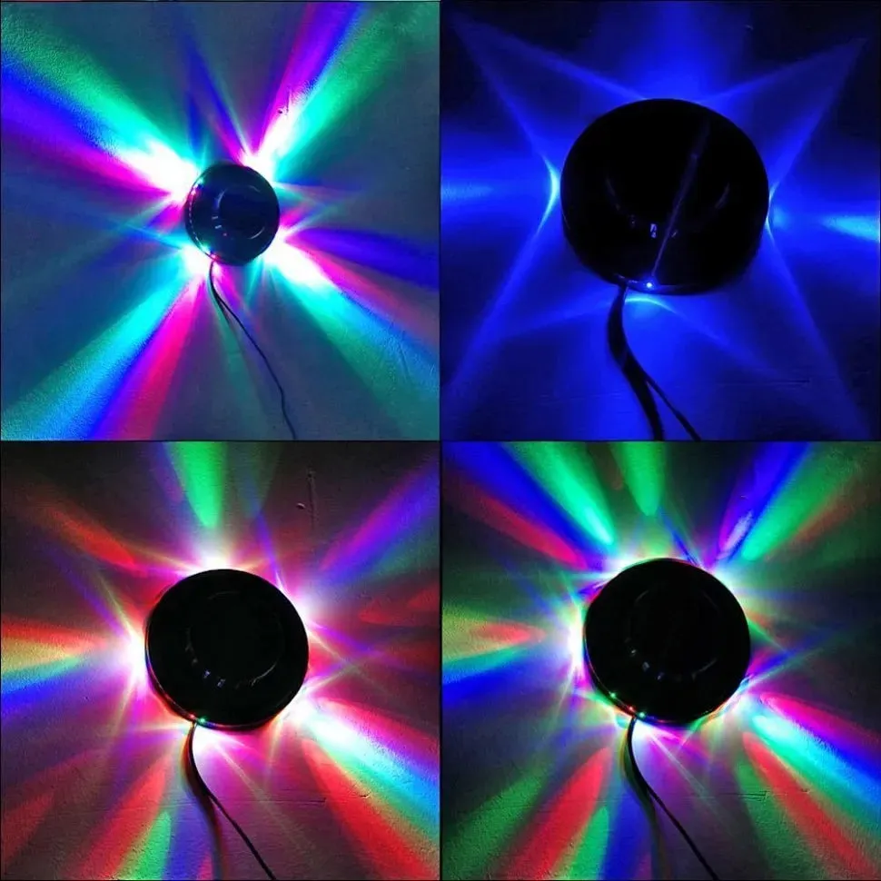 5W USB-Mini Disco LED-RGB Party Light