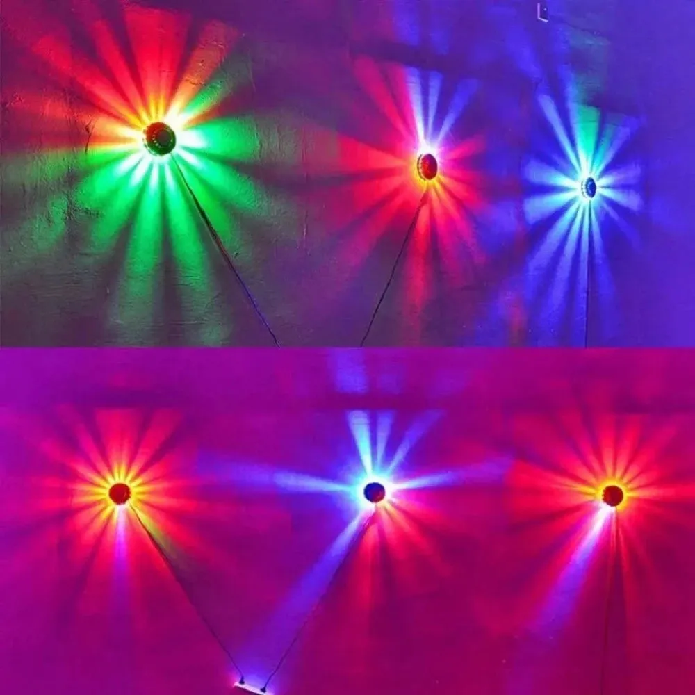 5W USB-Mini Disco LED-RGB Party Light