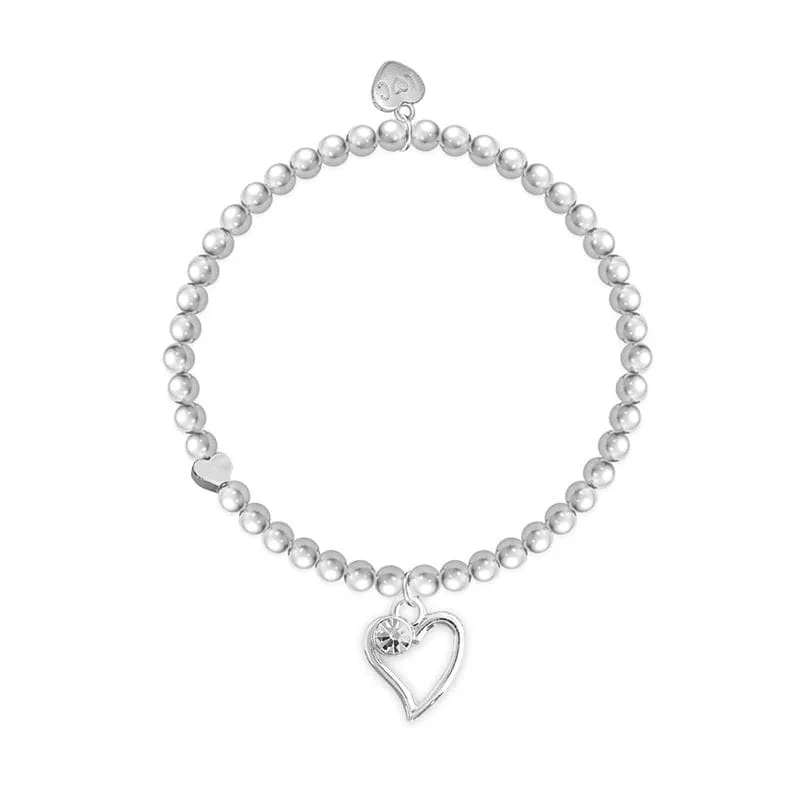 60th Birthday Heart Design Bracelet