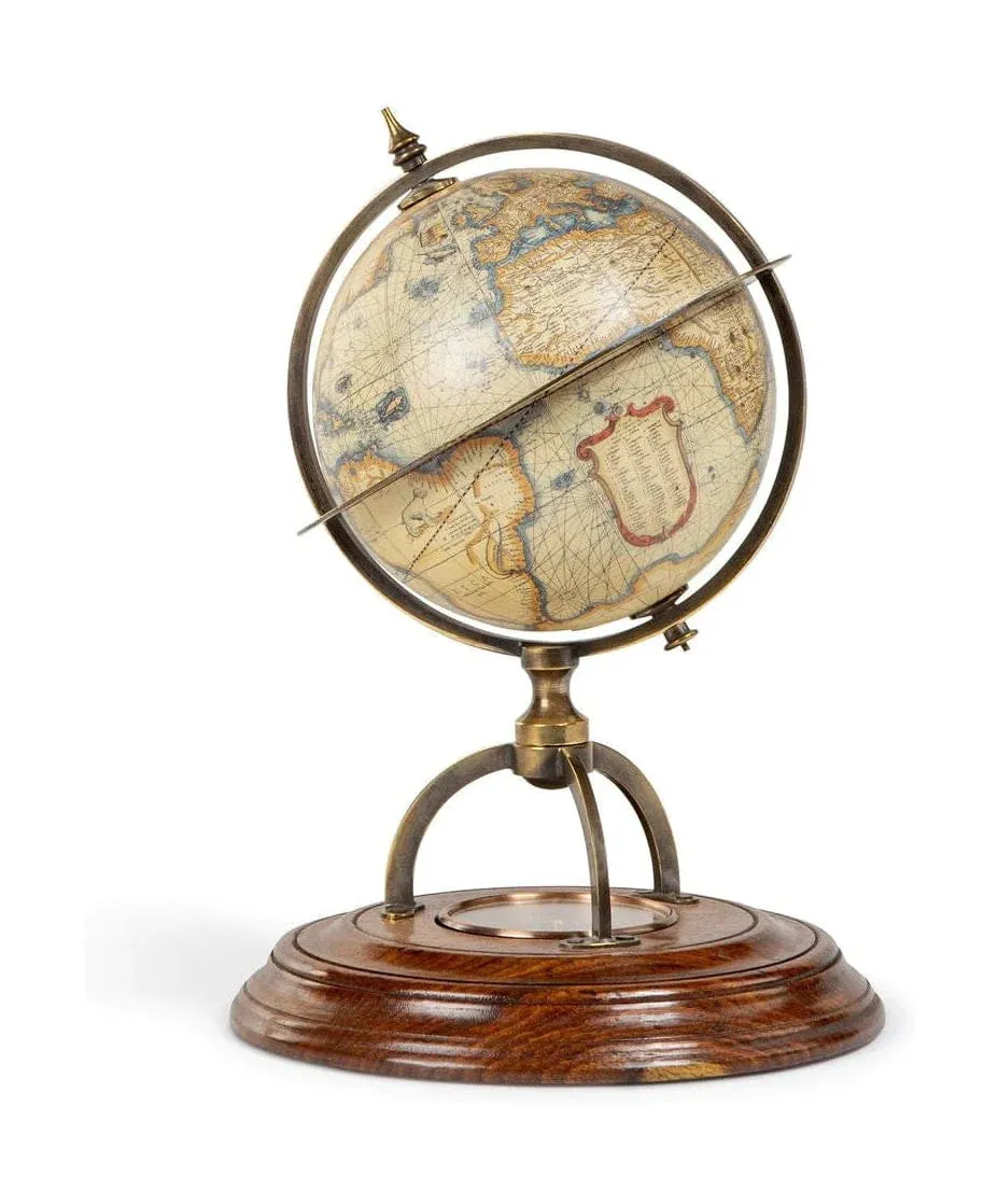 Authentic Models Terrestrial Globe with Compass