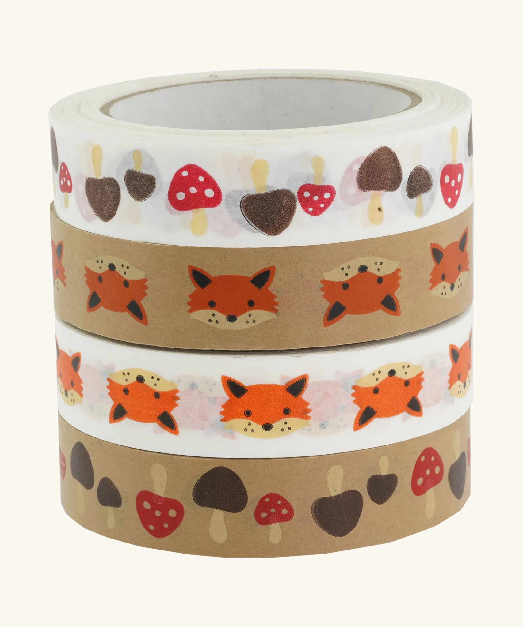 Babipur Kraft Eco Paper Tape - Fox