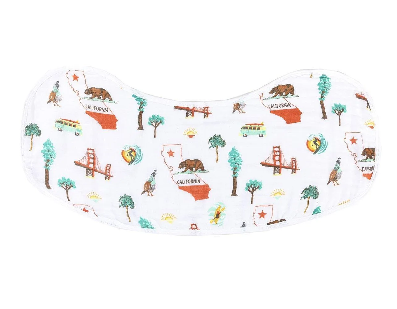 Baby Burp Cloth & Bib Combo: California Baby