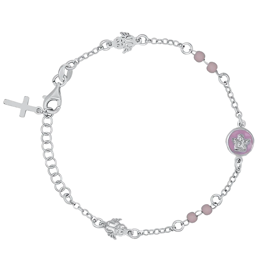 BABY GIRL - CHRISTIAN BRACELET - SILVER