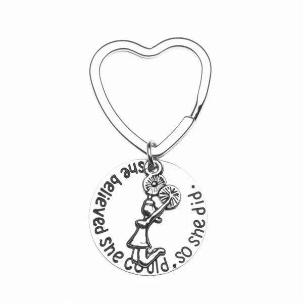 Cheer Keychain- She Believed She Could So She Did