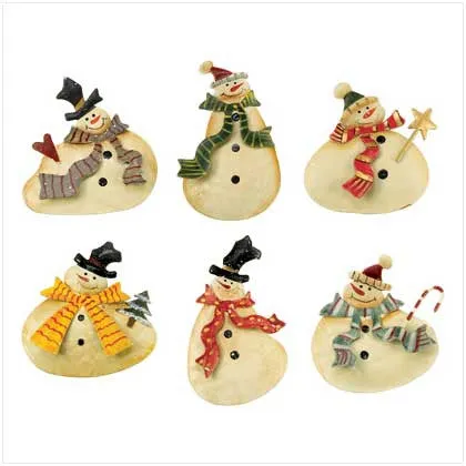 Cheerful Snowman Magnets 3 DZ