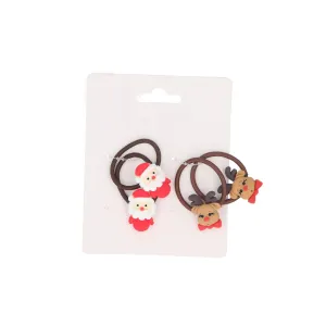 Christmas elastic hair bobbles