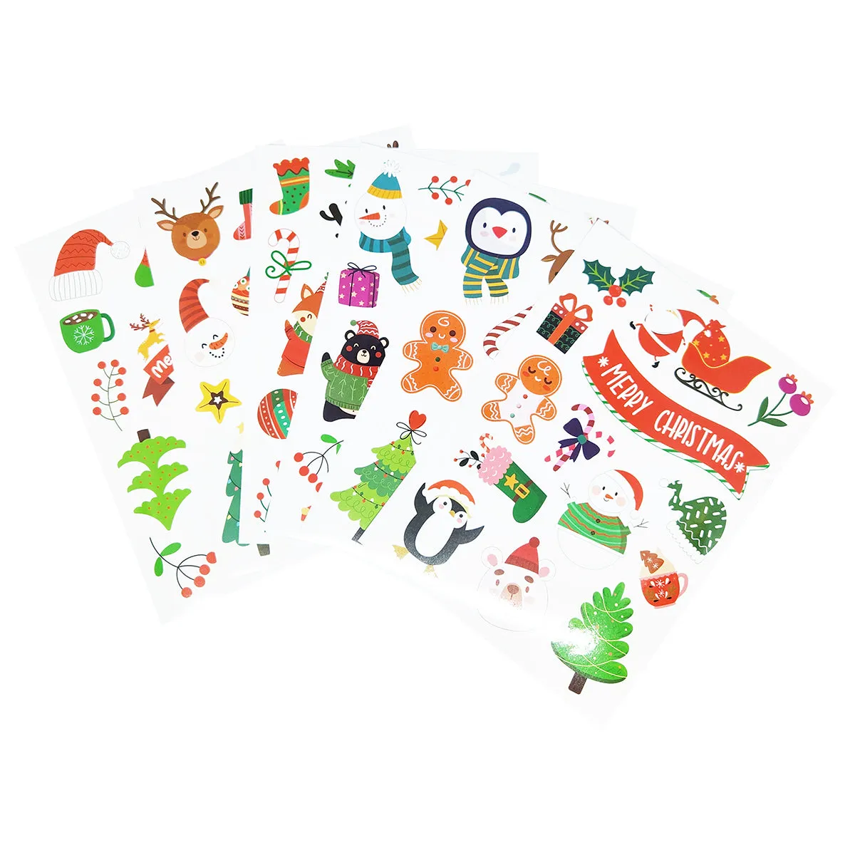 Christmas Stickers - 6 Pkt