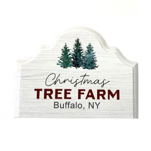 Christmas Tree Farm Wooden Sign