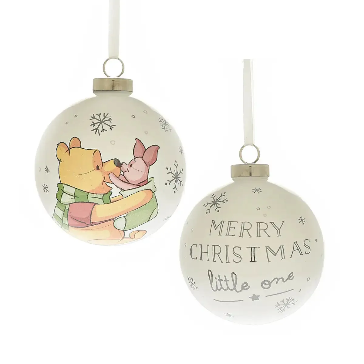 Disney Winnie & Piglet Merry Christmas Bauble