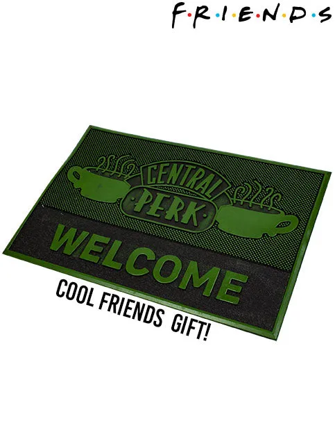 Friends Doormat - Central Perk Cafe Rubber Entrance Mat Gift for Adults