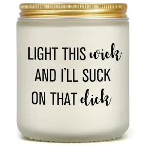 Funny Gifts for Men Women Birthday Love You Miss You Romantic Candle Gifts for Couple