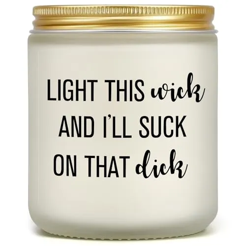 Funny Gifts for Men Women Birthday Love You Miss You Romantic Candle Gifts for Couple