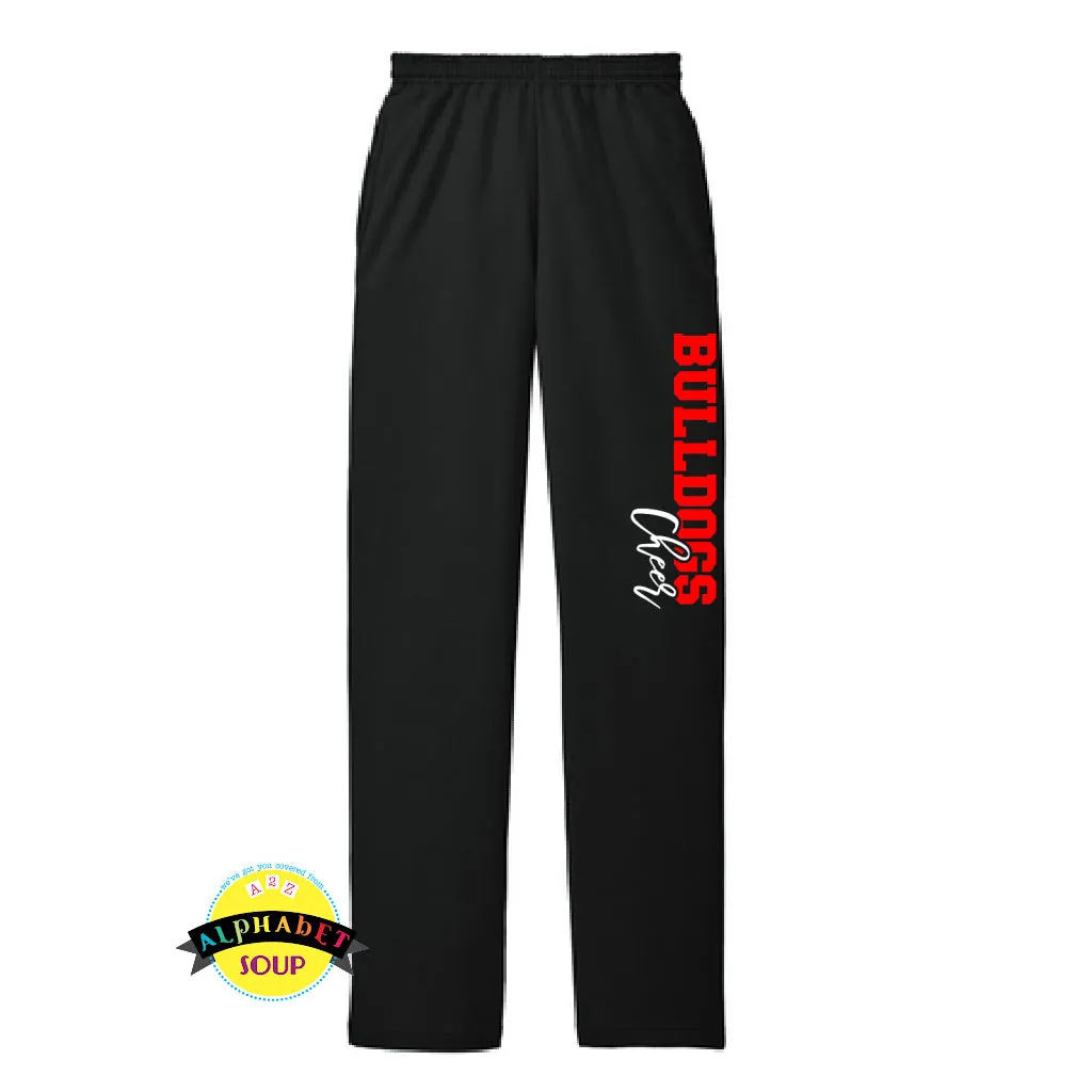 FZS Bulldogs Cheer Open Bottom Cuff Sweatpants