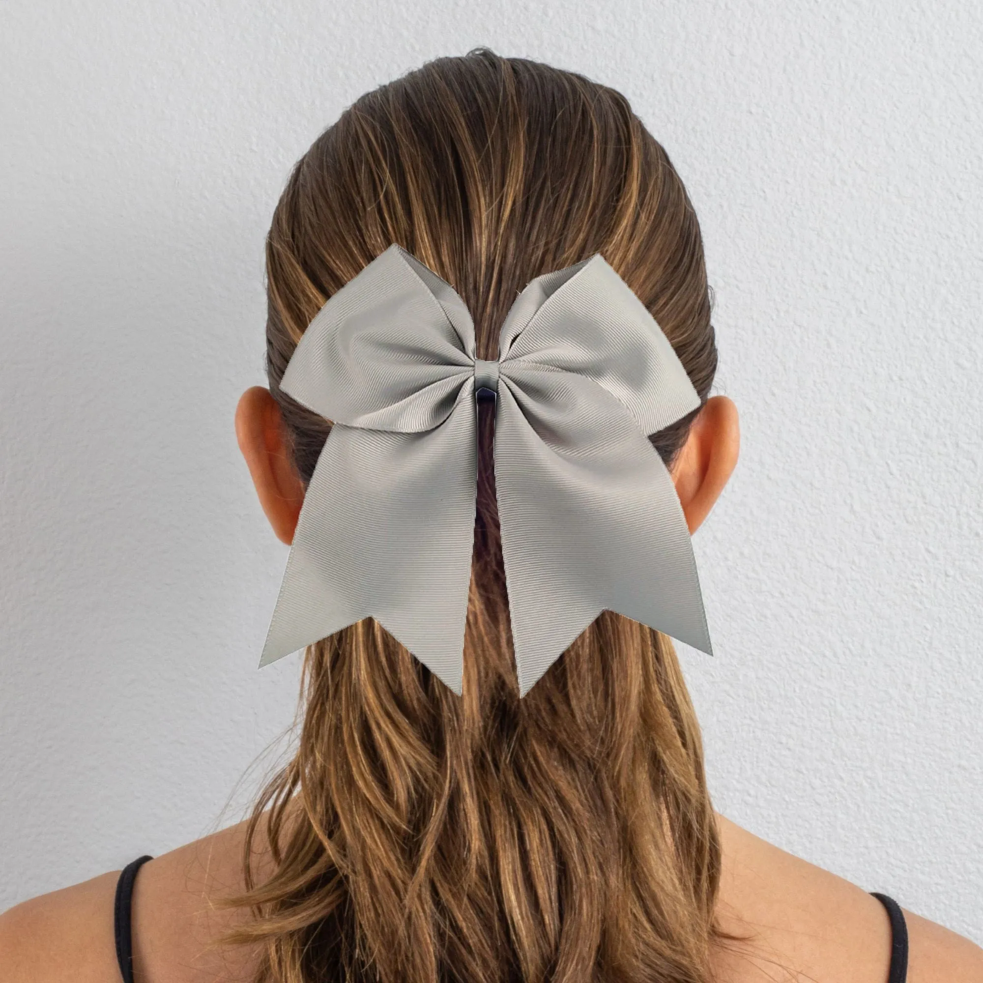 Gray Cheer Bow