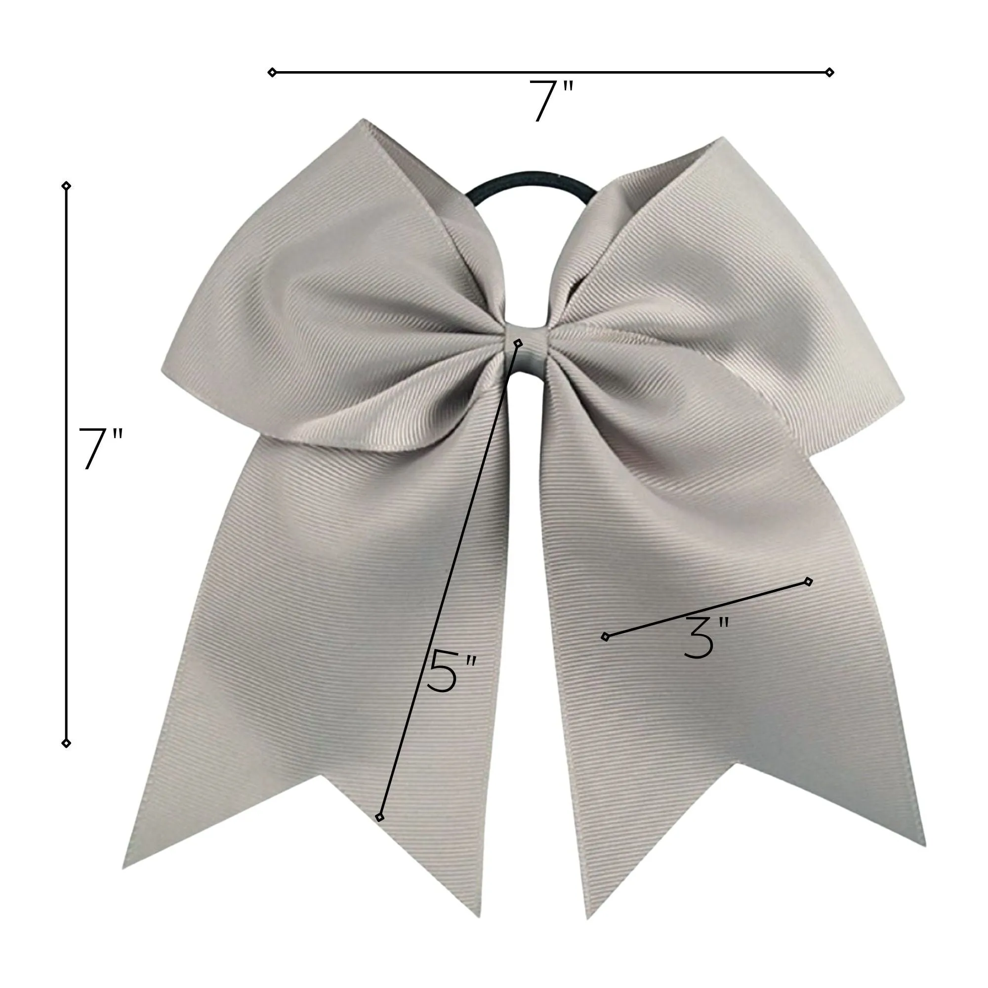 Gray Cheer Bow