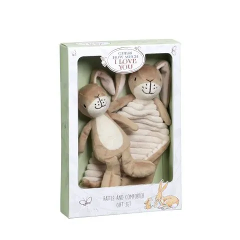 Guess How Much I love You - Rattle and Comforter Gift Set