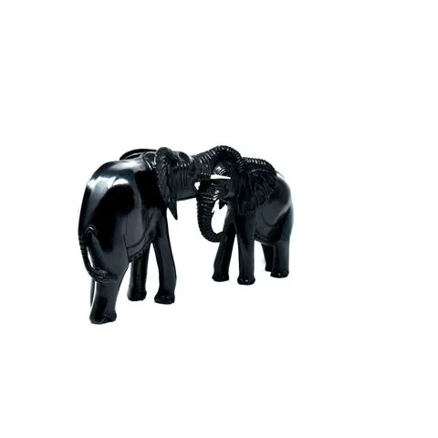 Kissing Elephants Sculpture 01