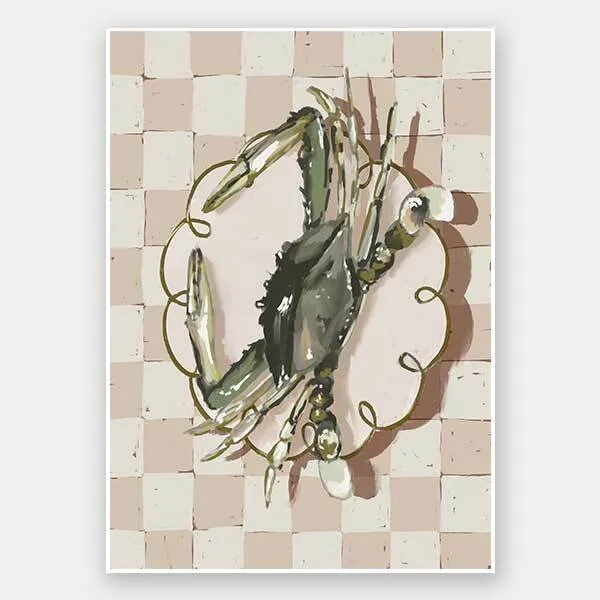 Late Lunch Neutral Unframed Art Print