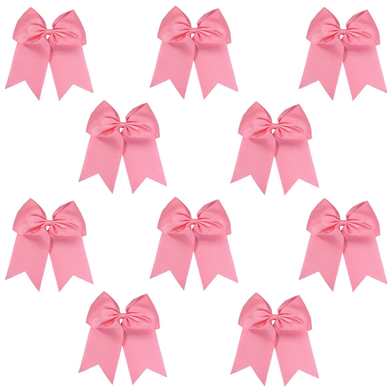 Light Pink Cheer Bows - 10 Pack