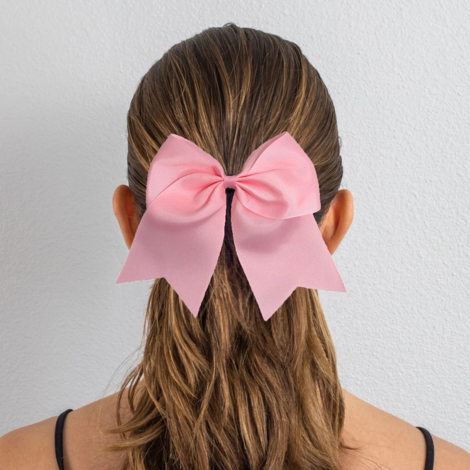 Light Pink Cheer Bows - 10 Pack