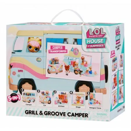 L.O.L. Surprise House Of Surprises Grill & Groove Camper