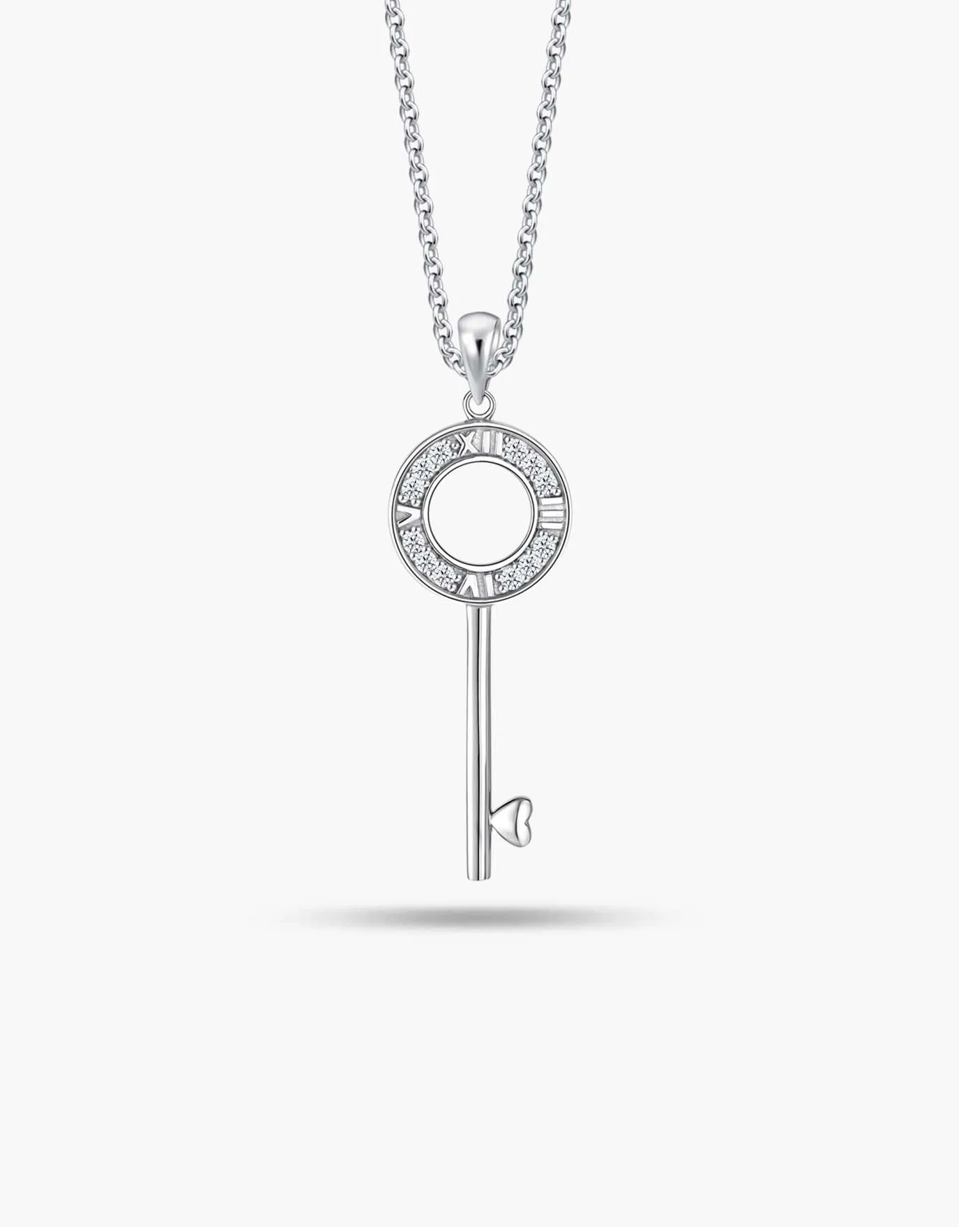 LVC Joie Aeonian Love Diamond Key Pendant