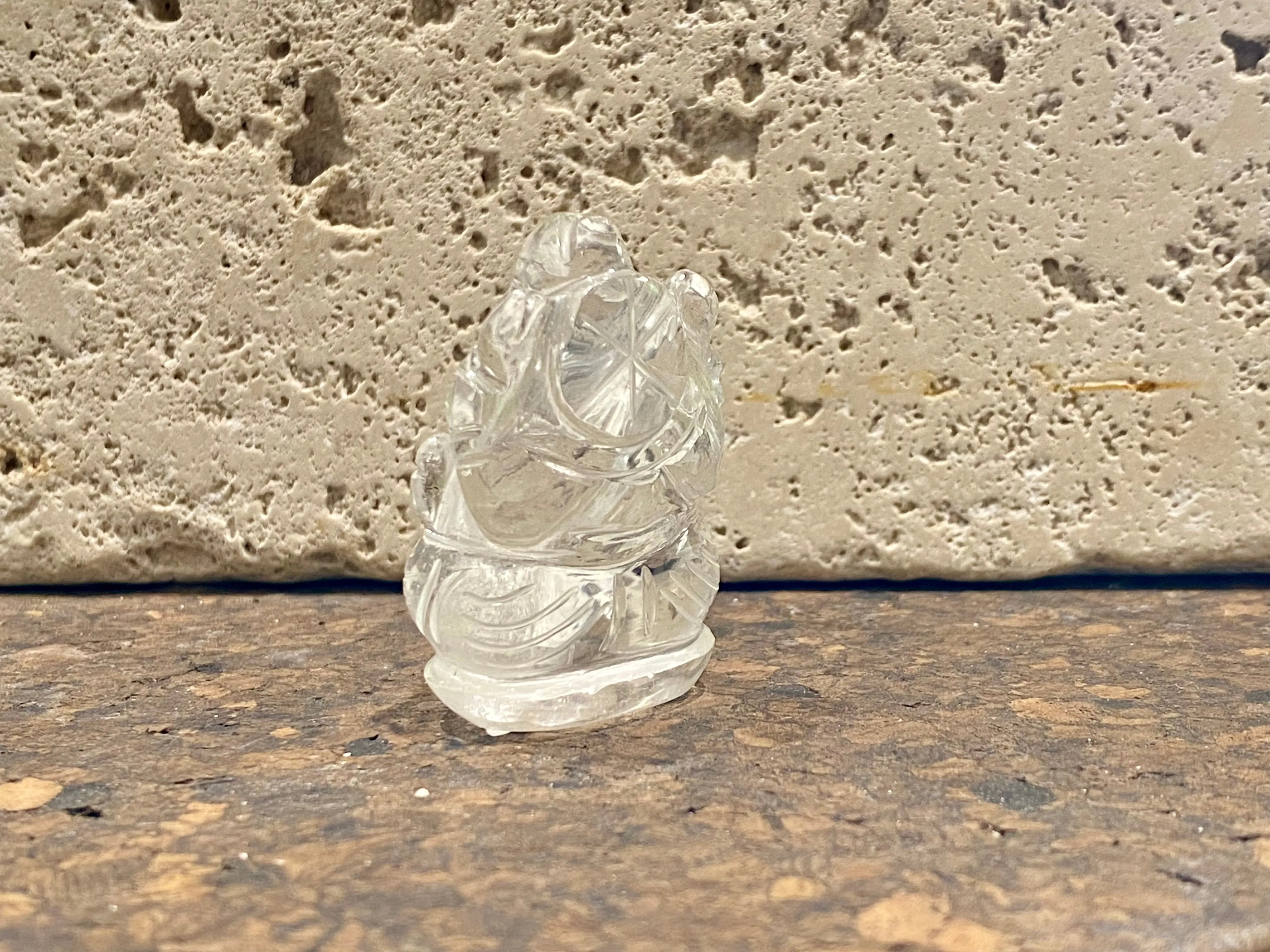 Medium Rock Crystal Ganesh Statue