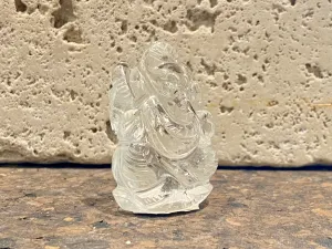 Medium Rock Crystal Ganesh Statue