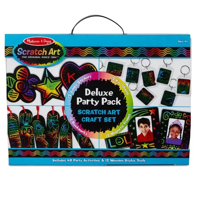 Melissa and Doug Scratch Art Deluxe Party Pack