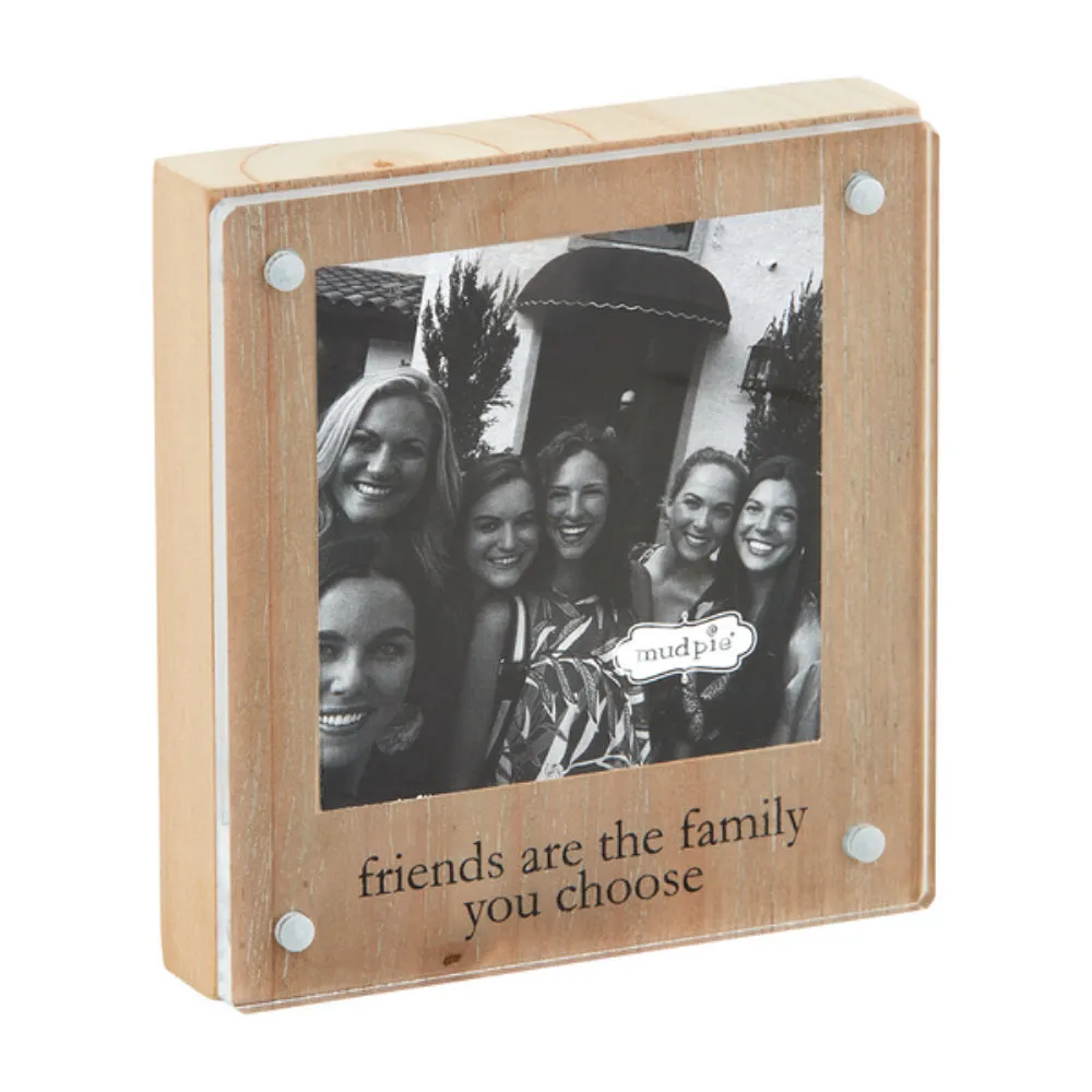 Mud Pie Friends Acrylic Block Frame