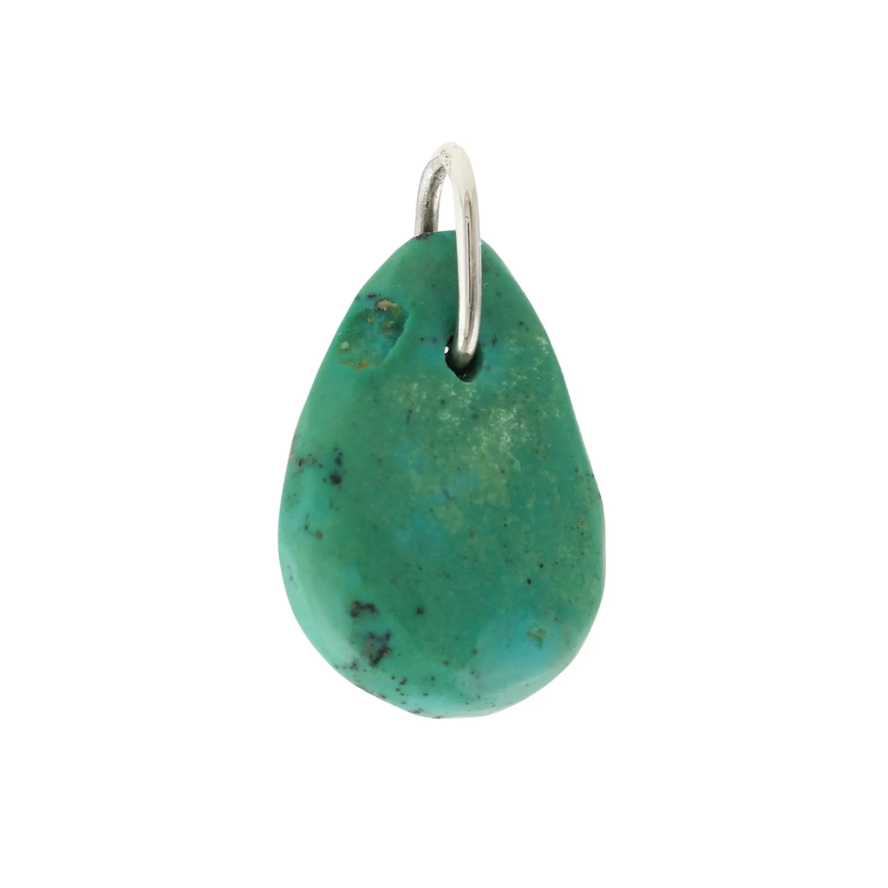 Natural Turquoise Tab Pendant