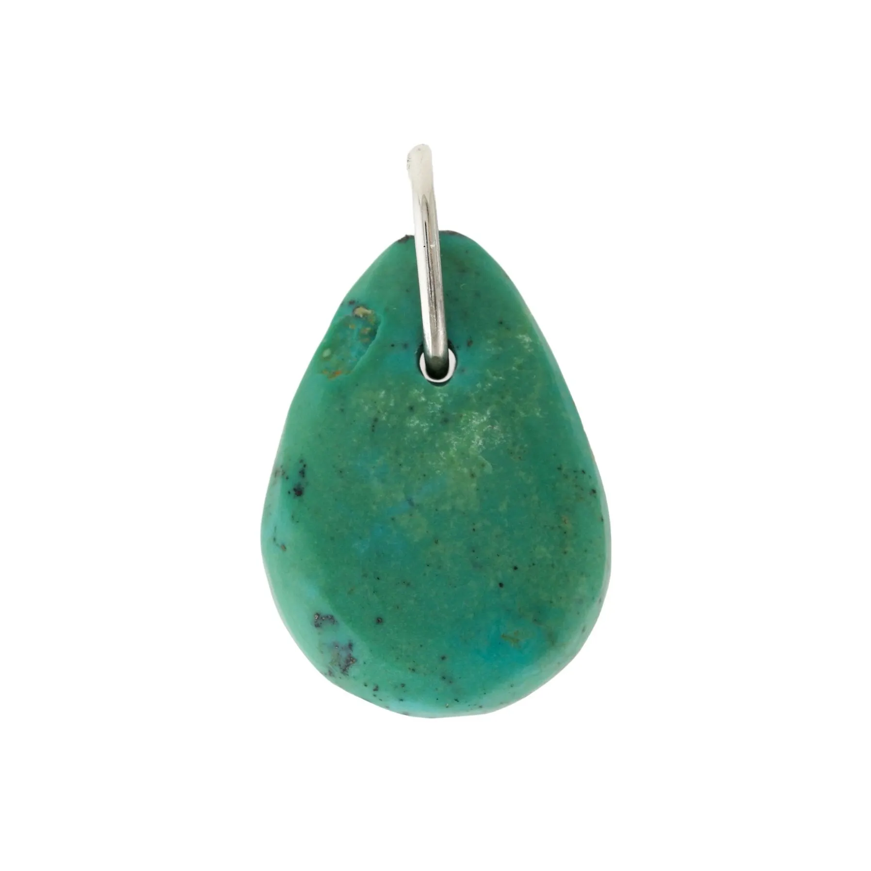 Natural Turquoise Tab Pendant