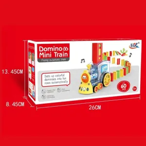 (NET)  Red Domino Train Blocks Set