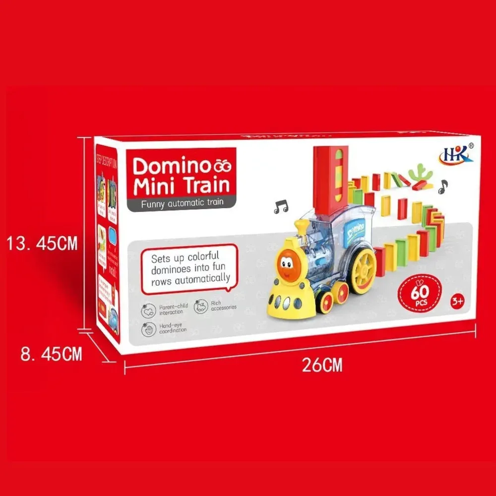 (NET)  Red Domino Train Blocks Set