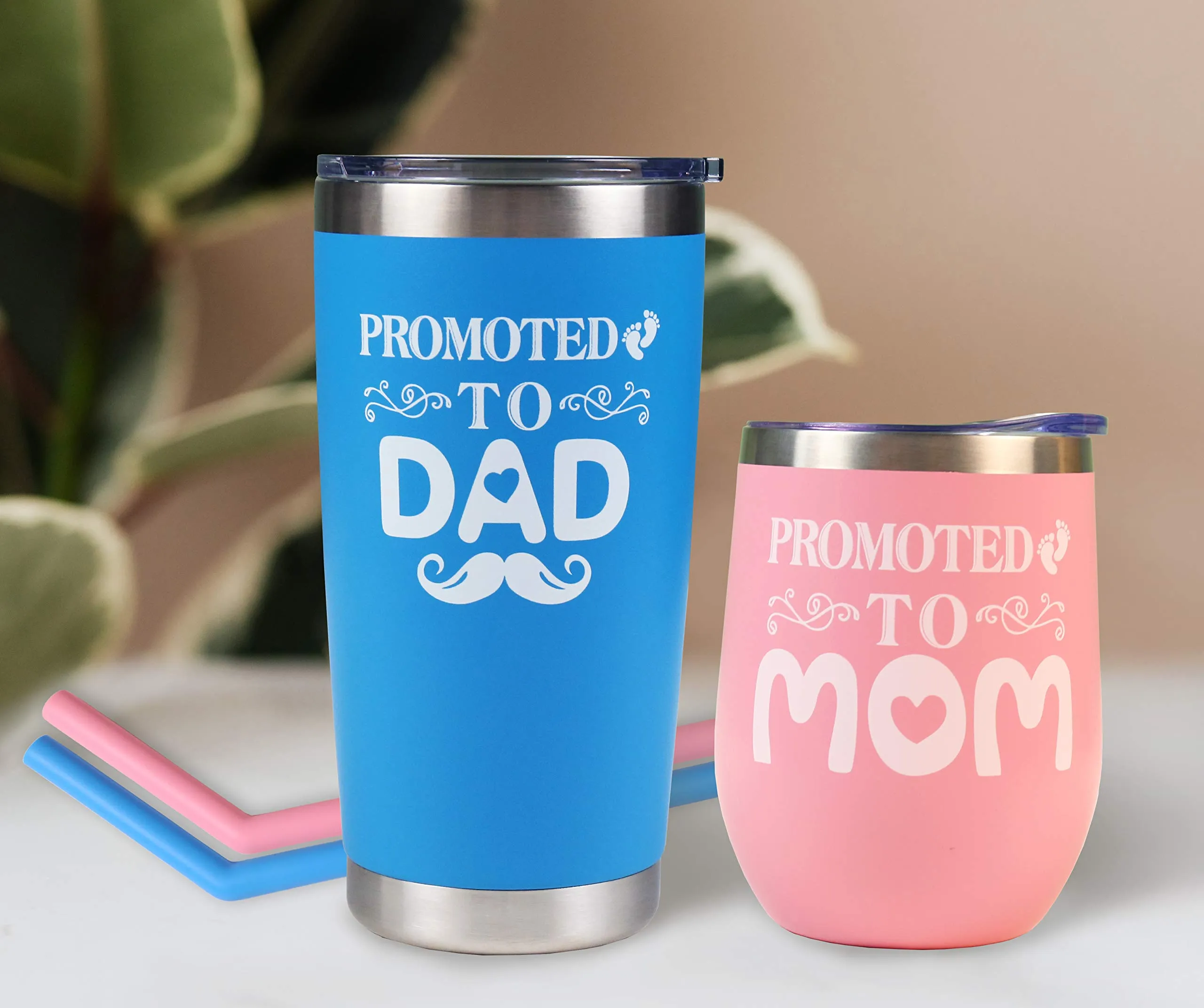 New Parents Gifts for Couples,Promoted to Dad,New Mom and Dad Gifts,Promoted to Mom