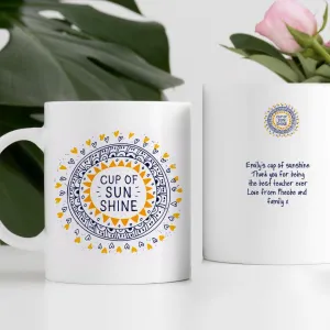 Personalised Cup of Sunshine Mug