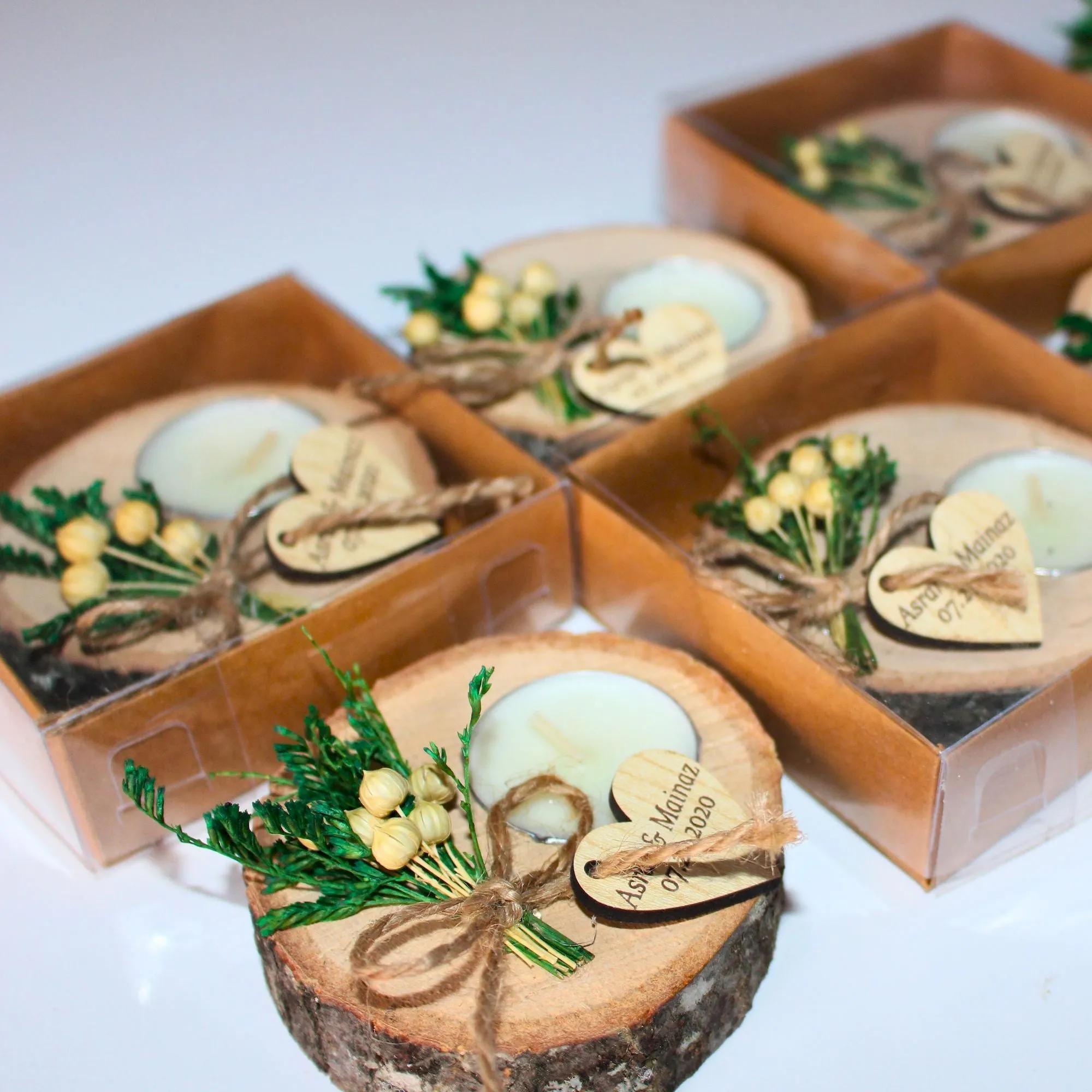 Personalized Wedding Gifts Wooden Tealight Holder, Bridal Shower Gifts, Bridal Shower Presents