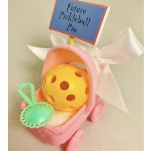 Pickleball Carriage Baby Shower Favors (Set Of 6) | Fun Pickleball Gifts