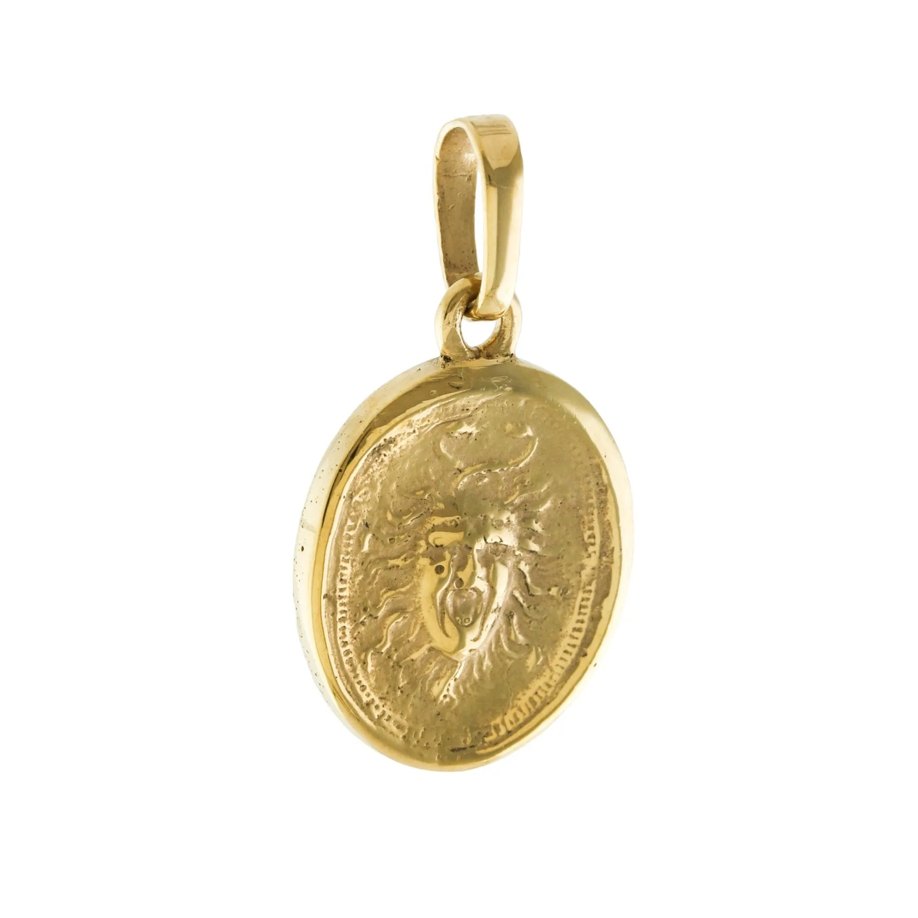 "Gorgon's Fury" x Gold Wax Seal Pendant