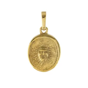 "Gorgon's Fury" x Gold Wax Seal Pendant