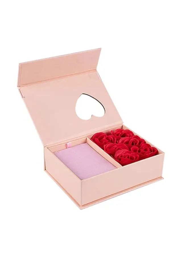 Romantic Valentine's Day Gift Box with Clover Necklace, Rose-themed Jewelry Packaging Box for Rings, Bracelets, and Necklaces – Perfect  Valentine, Mother's Day and Anniversary