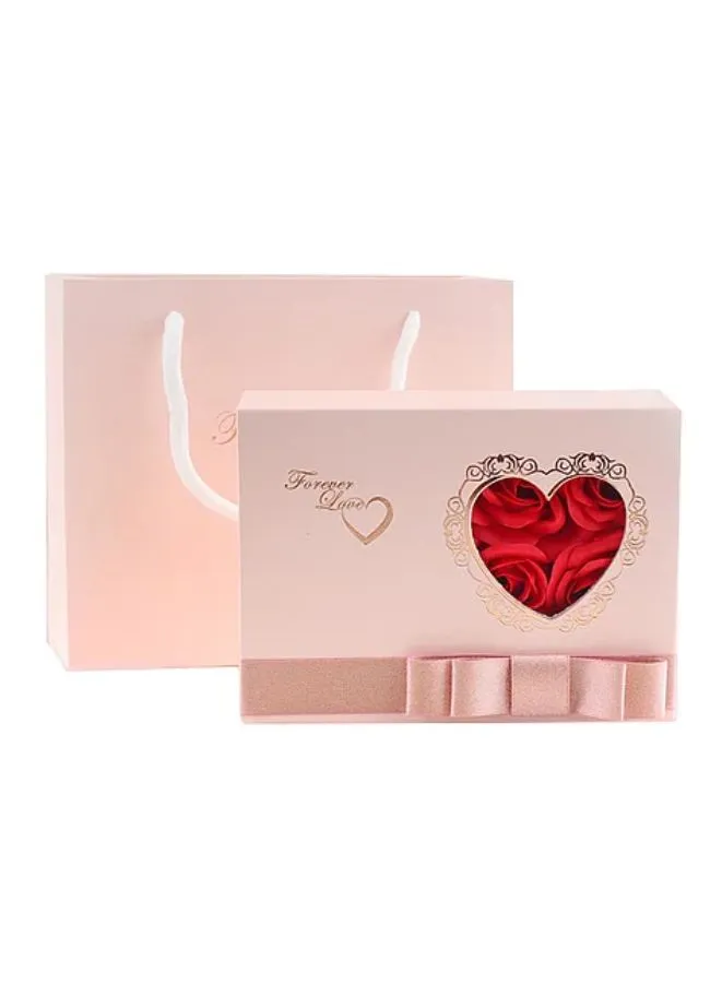 Romantic Valentine's Day Gift Box with Clover Necklace, Rose-themed Jewelry Packaging Box for Rings, Bracelets, and Necklaces – Perfect  Valentine, Mother's Day and Anniversary