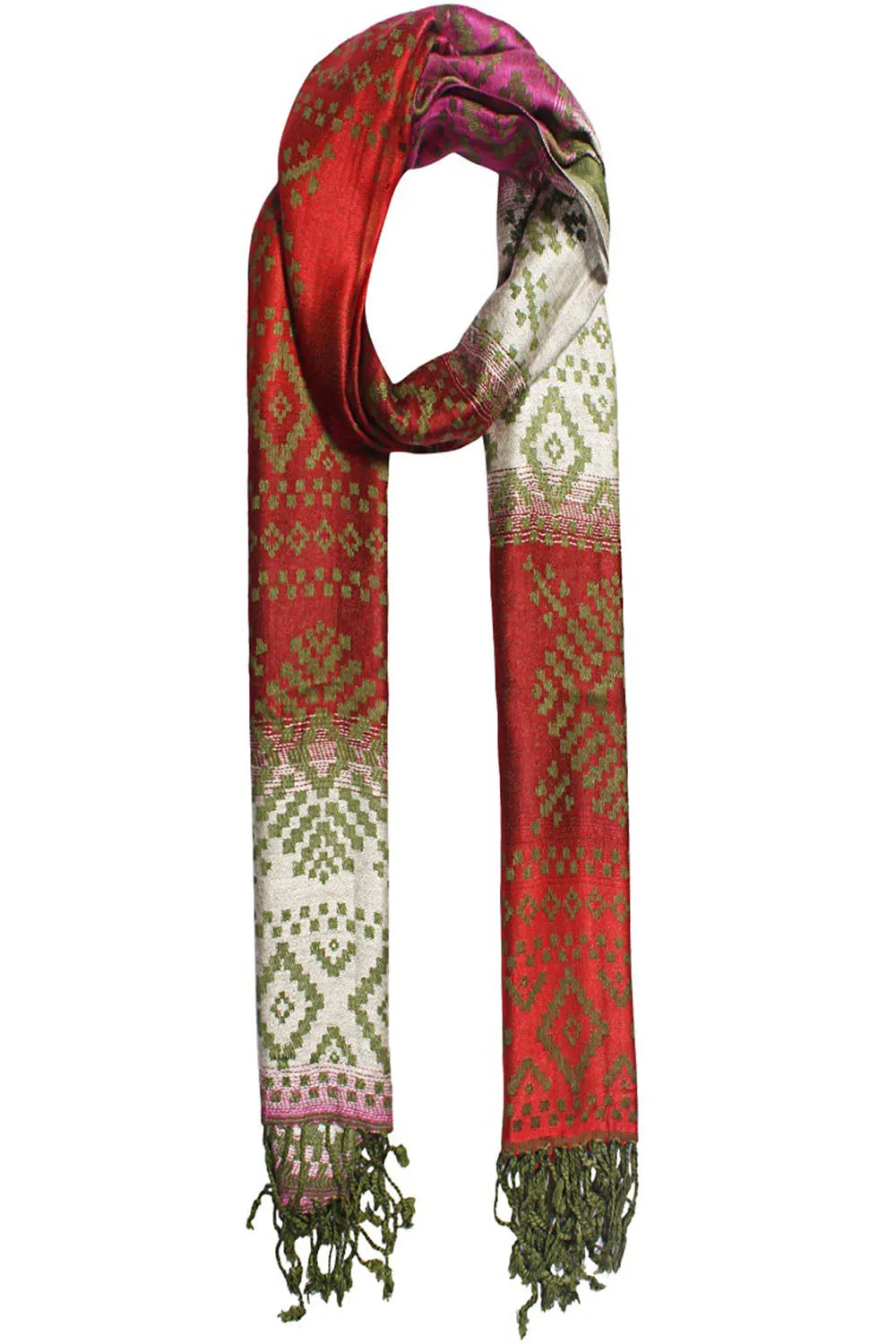 Romantic Whimsy Jacquard Scarf