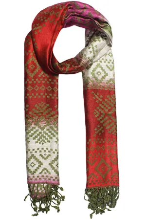 Romantic Whimsy Jacquard Scarf