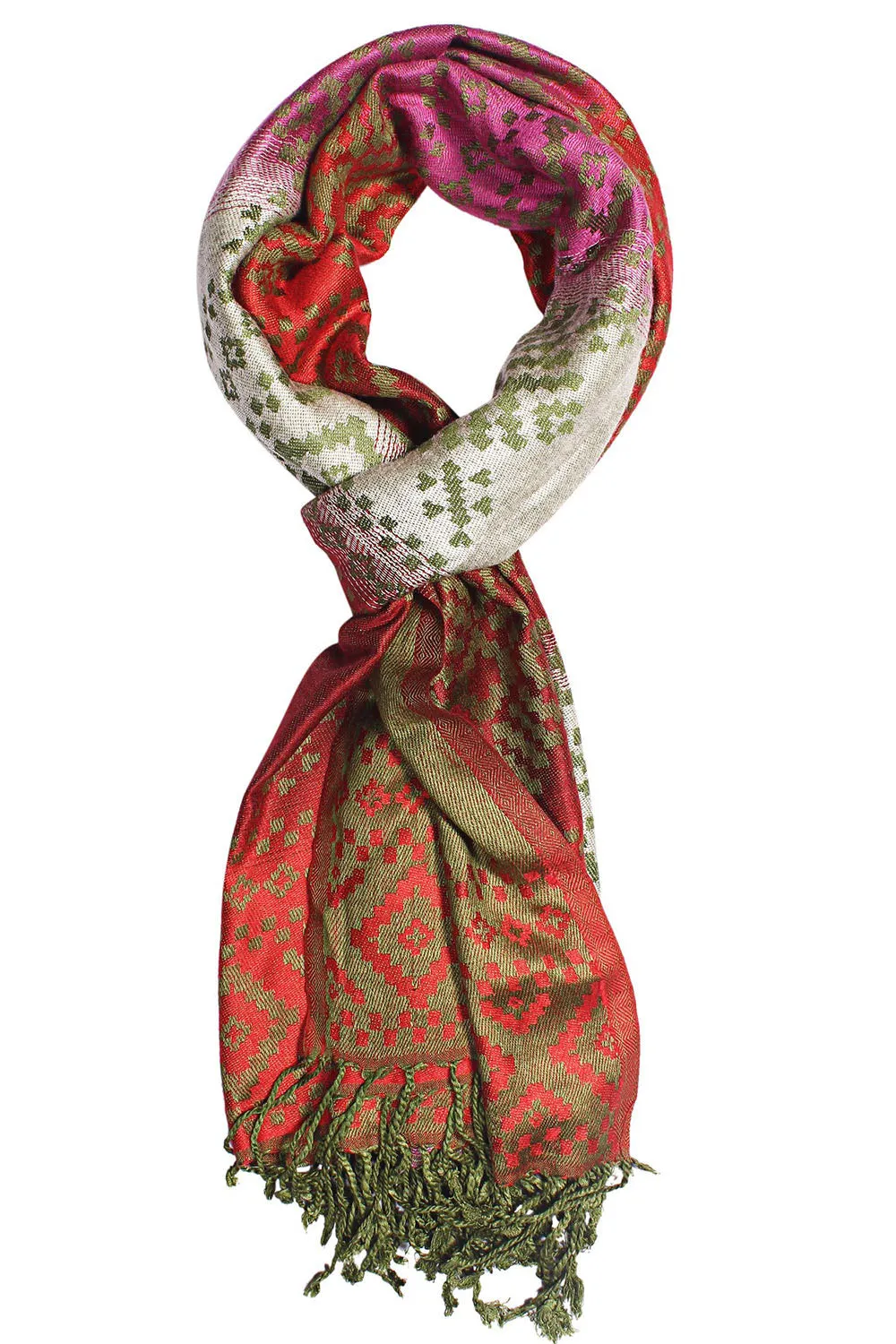 Romantic Whimsy Jacquard Scarf